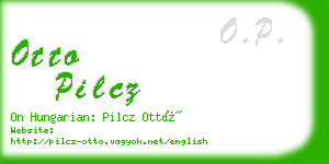 otto pilcz business card